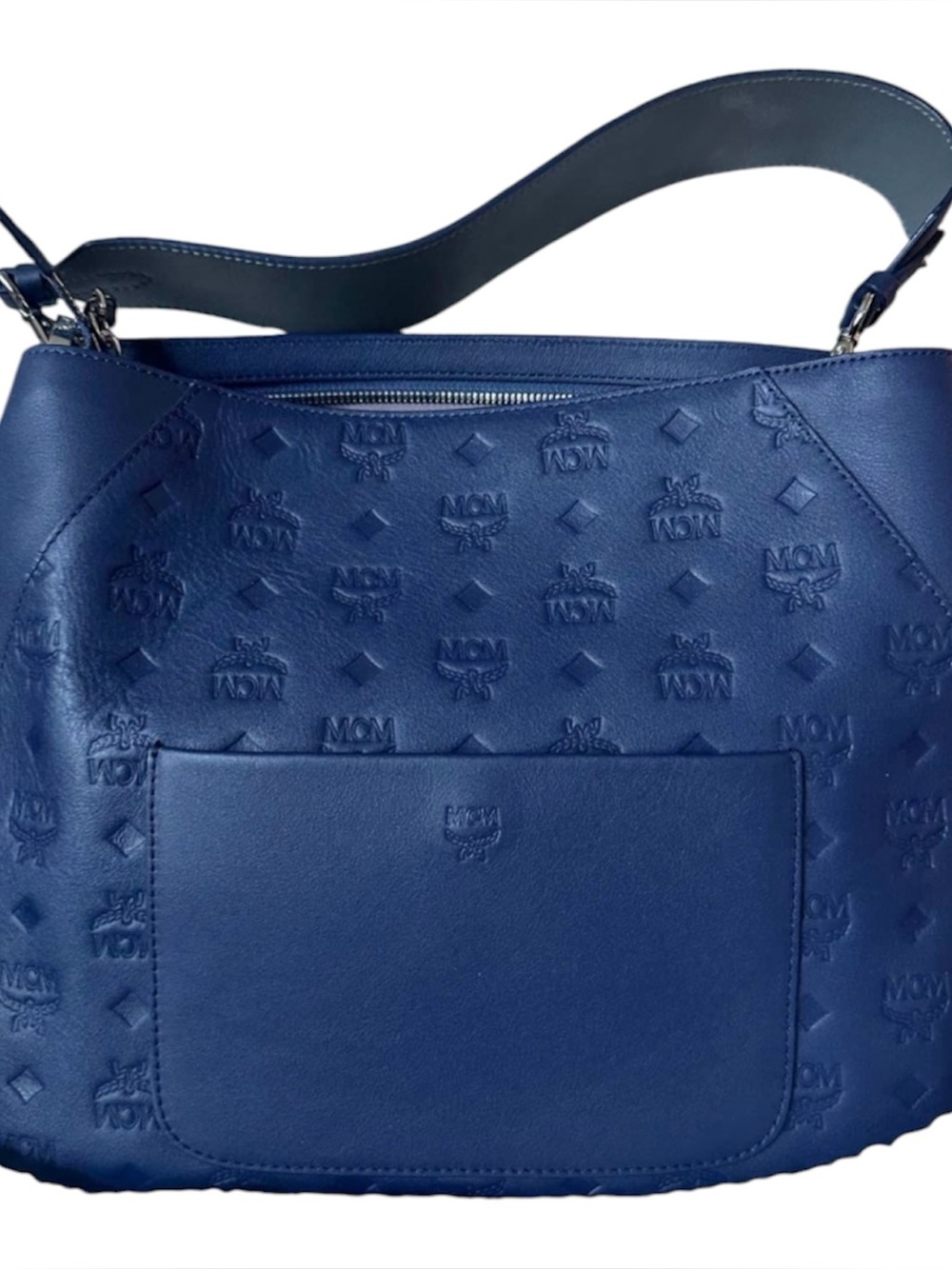 MCM ‘Klara’ Embossed Leather Hobo Bag